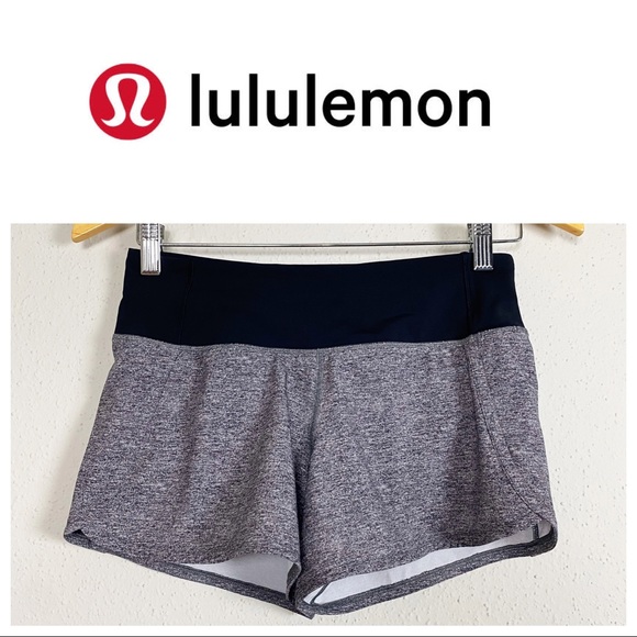 lululemon athletica Pants - Lululemon Z4 black and grey shorts